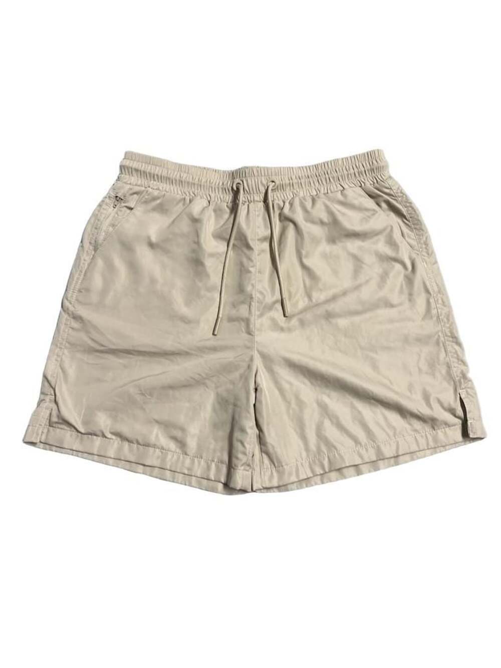Maison Article Hybrid Shorts Size SM Tan Drawstring Casual